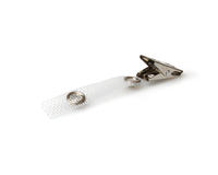 Crocodile Clip with Metal Popper & 70mm Reinforced Strap - Pack of 100