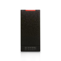 HID R10 iCLASS SE 13.56MHz - 900NTNTEK00000 Read Only Contactless Smart Card Reader, Mullion Style. Wiegand Output, Black Bezel