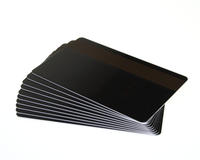 Black Premium Cards With 2750oe Hi Co Mag Stripe - Pack of 100