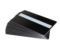 Black Matt 760 Micron Cards With Sig Panel - Pack of 100