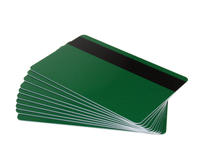 Forest Green 760 Micron Cards With Hi-Co Mag - Pack of 100