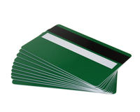 Forest Green 760 Micron Cards With Hi-Co & Sig Panel - Pack of 100