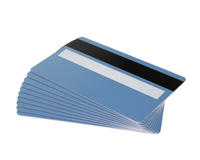 Light Blue 760 Micron Cards With Hi-Co & Sig Panel - Pack of 100