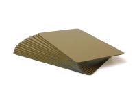 Light Glitter Gold Premium 760 Micron Cards - Pack of 100