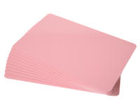 Pink Premium 760 Micron Cards - Pack of 100