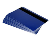 Royal Blue 760 Micron Cards with 2750oe Hi-Co Magnetic Stripe - Pack of 100