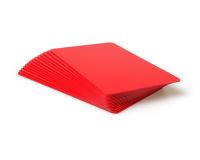 Red Premium 760 Micron Cards - Pack of 100