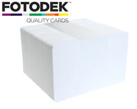 Fotodek Branded White 760 Micron PVC Cards - Pack of 100