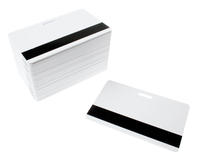 White Premium Hi-Co Mag Cards With Slot - Pack of 100