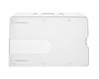 Enclosed Rigid Card Holders - Landscape - Pack of 100