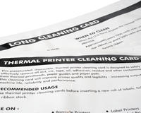 Compatible Cleaning Card Kit for Zebra P1Xxi (4 Print Engine & Feeder Cards)