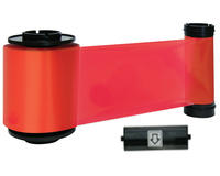 Smart-70 659194 Red Resin Printer Ribbon with Cleaning Roller - 3000 Prints