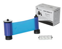 Smart 30/50 Blue Mono 650665 Printer Ribbon with Cleaning Roller - 1200 Prints 