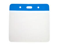 Vinyl Royal Blue Top Visitor Card Holder 102 x 83 mm Landscape - Pack of 100  